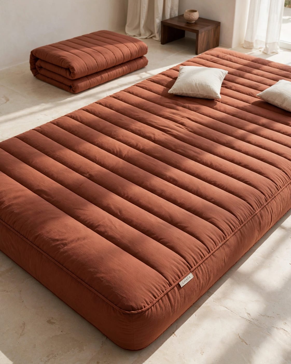 Ghafa Floor Mattress with a comfortable quilted design